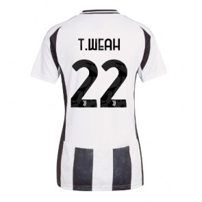 Juventus Timothy Weah #22 Dámské Domácí Dres 2024-25 Krátký Rukáv